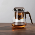 THÉIÈRE AUTOMATIQUE - VERRE & BOIS 800ML